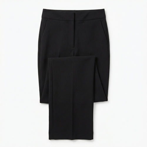 Black Tailored Trousers - Professional Pants